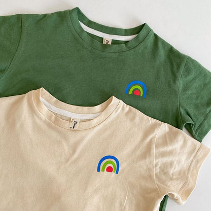 -# キッズ レインボー 虹 プリント 半袖 Tシャツ トップス【mh0001904】 - mamahalo shop - 半袖Tシャツ -  べビー服 - 子供服 - 男の子 - 女の子