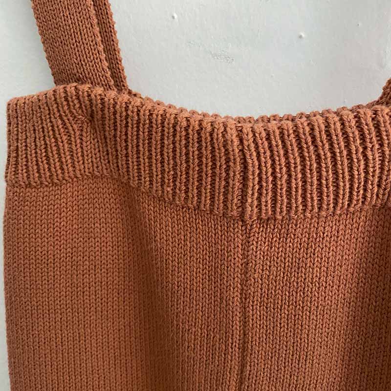 -ベビー ニット サスペンダー サロペット パンツ【mh0001336】 - mamahalo shop - サロペットパンツ・サスペンダーパンツ -  べビー服 - 子供服 - 男の子 - 女の子