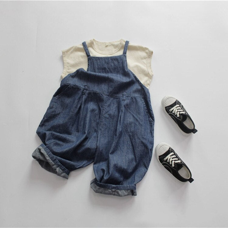 -キッズ レターロゴ ノースリーブ Tシャツ - mamahalo shop - タンクトップ・キャミソール・ノースリーブトップス -  べビー服 - 子供服 - 男の子 - 女の子