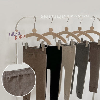 -キッズ 裏フリース レギンス パンツ - mamahalo shop - レギンスパンツ -  べビー服 - 子供服 - 男の子 - 女の子