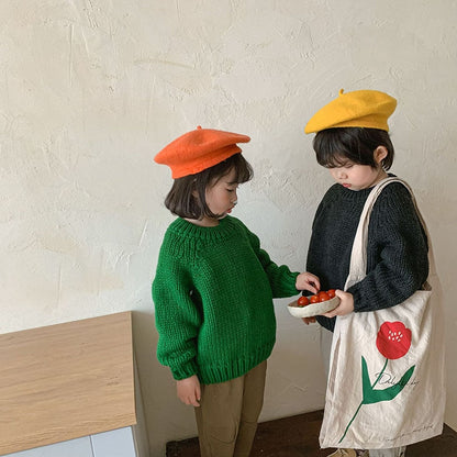 -キッズ ニット セーター - mamahalo shop - ニット・セーター -  べビー服 - 子供服 - 男の子 - 女の子