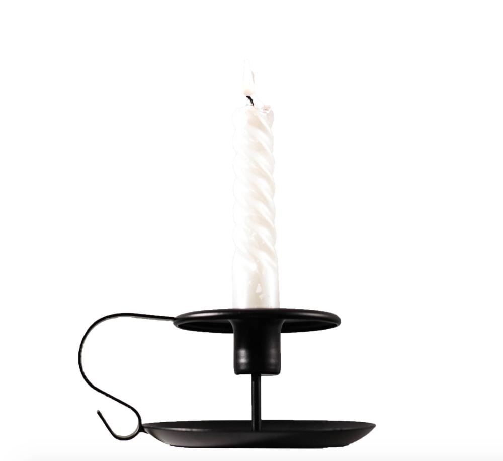 -キャンドル スティック スタンド ホルダー ブラック 燭台 ロウソク - mamahalo shop - ライト・キャンドル -  べビー服 - 子供服 - 男の子 - 女の子