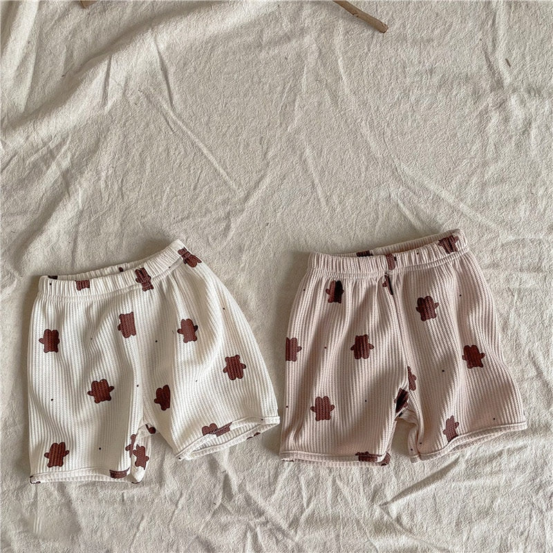 -キッズ くま セットアップ【mh0000448】 - mamahalo shop - ノースリーブセットアップ -  べビー服 - 子供服 - 男の子 - 女の子