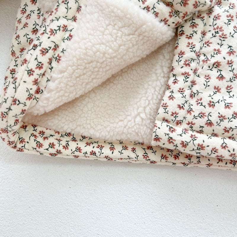 -ベビー フラワー レース ジャケット アウター【mh0001344】 - mamahalo shop - ショートコート・ジャケット・ジャンパー -  べビー服 - 子供服 - 男の子 - 女の子