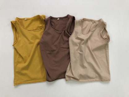 -キッズ ノースリーブ Tシャツ タンクトップ【mh0001875】 - mamahalo shop - タンクトップ・キャミソール・ノースリーブトップス -  べビー服 - 子供服 - 男の子 - 女の子