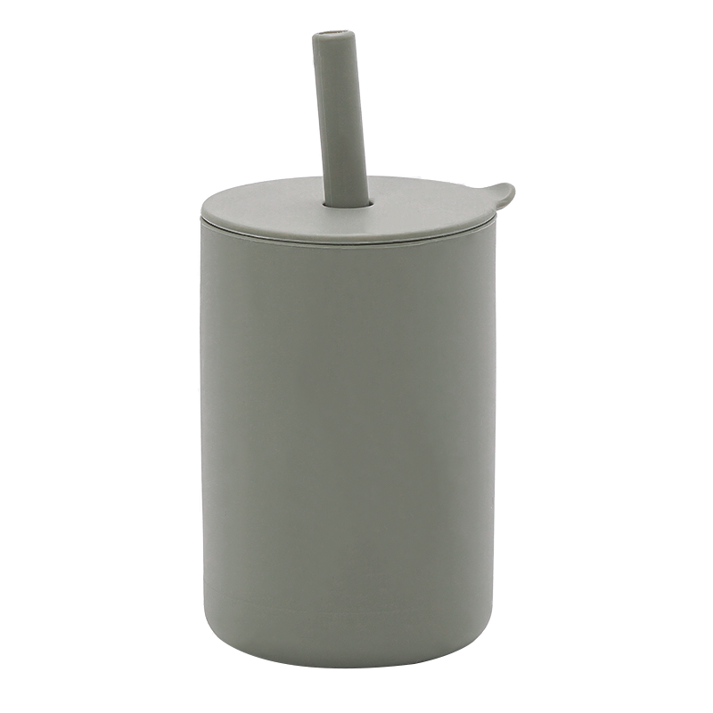 -# シリコン ストロー付き カップ シッピー タンブラー【mh0001586】 - mamahalo shop - ベビーキッズ食器 -  べビー服 - 子供服 - 男の子 - 女の子