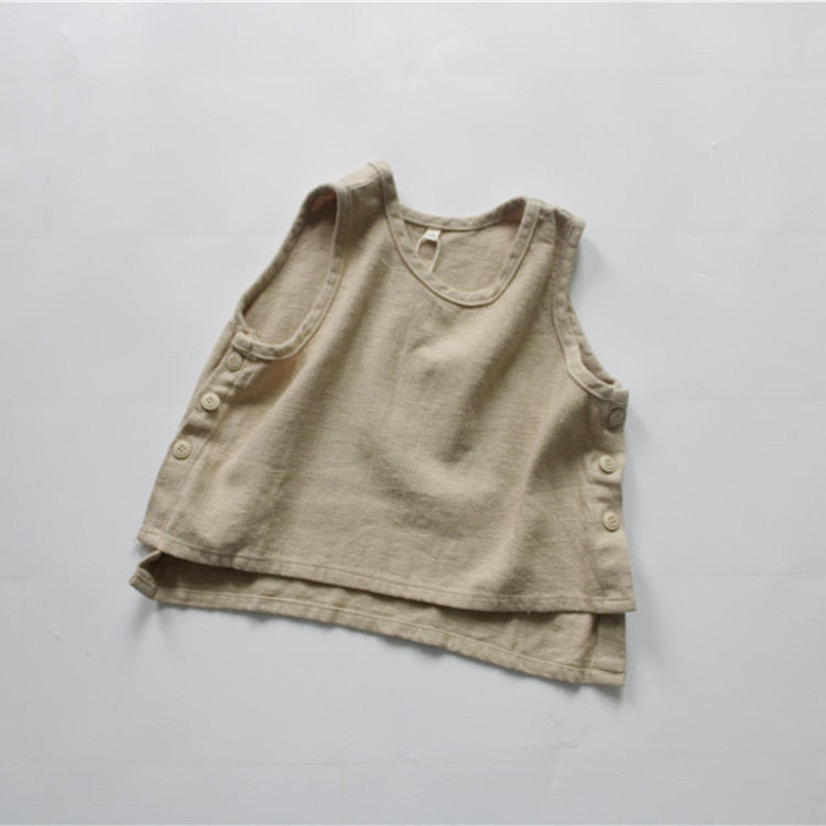 -キッズ ノースリーブ トップス ベスト - mamahalo shop - ベスト -  べビー服 - 子供服 - 男の子 - 女の子