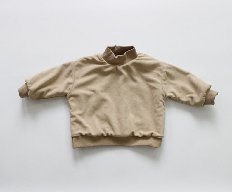 -キッズ レオパード 裏起毛 スウェット トレーナー - mamahalo shop - トレーナー・フーディ -  べビー服 - 子供服 - 男の子 - 女の子