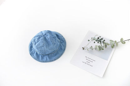 -ベビー レモン デニム キャミソール ロンパース 帽子 セット【mh0001712】 - mamahalo shop - ノースリーブロンパース -  べビー服 - 子供服 - 男の子 - 女の子