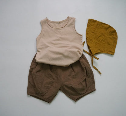 -キッズ ノースリーブ Tシャツ タンクトップ【mh0001875】 - mamahalo shop - タンクトップ・キャミソール・ノースリーブトップス -  べビー服 - 子供服 - 男の子 - 女の子