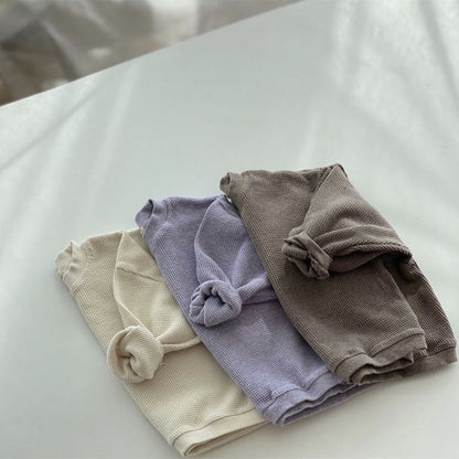 -キッズ ルーズ Tシャツ トップス - mamahalo shop - 長袖Tシャツ -  べビー服 - 子供服 - 男の子 - 女の子