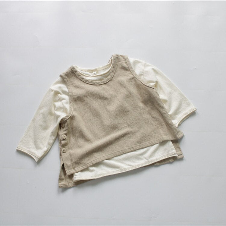 -キッズ ノースリーブ トップス ベスト - mamahalo shop - ベスト -  べビー服 - 子供服 - 男の子 - 女の子