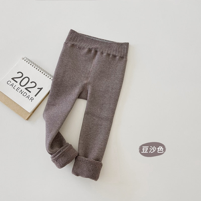 -キッズ 裏フリース レギンス パンツ - mamahalo shop - レギンスパンツ -  べビー服 - 子供服 - 男の子 - 女の子