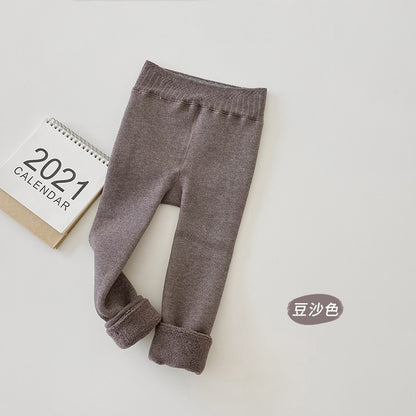 -キッズ 裏フリース レギンス パンツ - mamahalo shop - レギンスパンツ -  べビー服 - 子供服 - 男の子 - 女の子