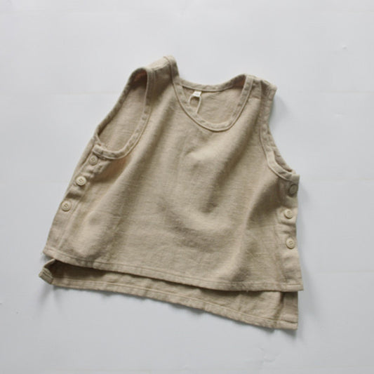 -キッズ ノースリーブ トップス ベスト - mamahalo shop - ベスト -  べビー服 - 子供服 - 男の子 - 女の子