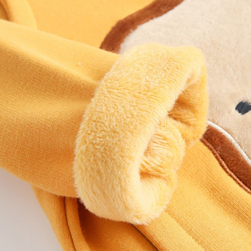 -ベビー 長袖 ロンパース ジャンプスーツ くも トースト 卵【mh0001436】 - mamahalo shop - 長袖ロンパース -  べビー服 - 子供服 - 男の子 - 女の子