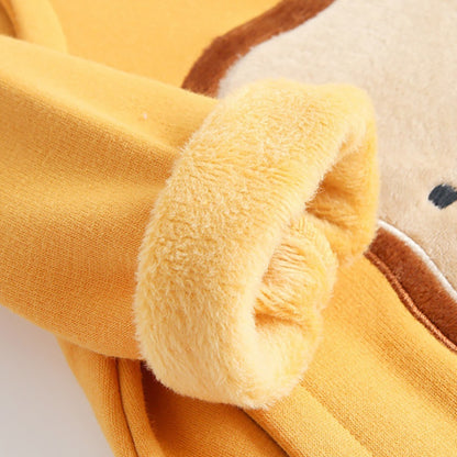 -ベビー 長袖 ロンパース ジャンプスーツ くも トースト 卵【mh0001436】 - mamahalo shop - 長袖ロンパース -  べビー服 - 子供服 - 男の子 - 女の子