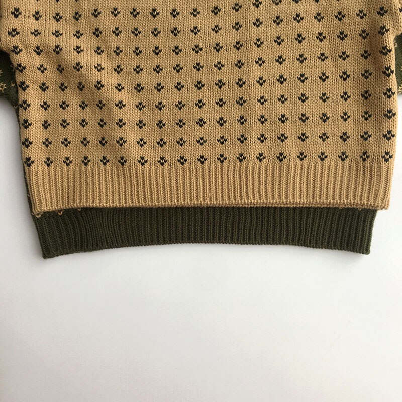 -キッズ フラワー ニット セーター トップス - mamahalo shop - ニット・セーター -  べビー服 - 子供服 - 男の子 - 女の子