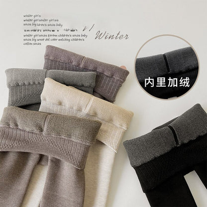 -キッズ 裏フリース レギンス パンツ - mamahalo shop - レギンスパンツ -  べビー服 - 子供服 - 男の子 - 女の子