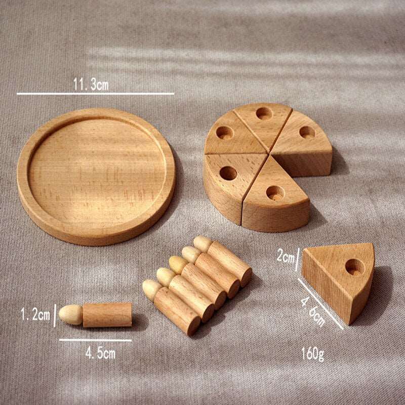 ウッドトイ 木製 おもちゃ 誕生日 ケーキ ベビー ブロック おままごと - mamahalo shop - Toy (おもちゃ・木製玩具）etc. - ベビー服 - 子供服 - 男の子 - 女の子