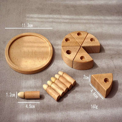 ウッドトイ 木製 おもちゃ 誕生日 ケーキ ベビー ブロック おままごと - mamahalo shop - Toy (おもちゃ・木製玩具）etc. - ベビー服 - 子供服 - 男の子 - 女の子