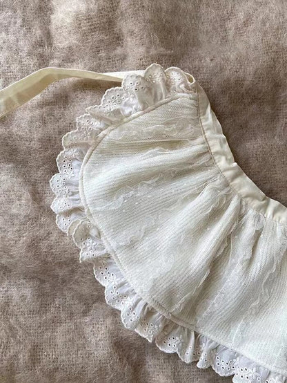 -ベビー レース フリル エプロン【mh0001531】 - mamahalo shop - ベビーキッズその他アクセサリー -  べビー服 - 子供服 - 男の子 - 女の子