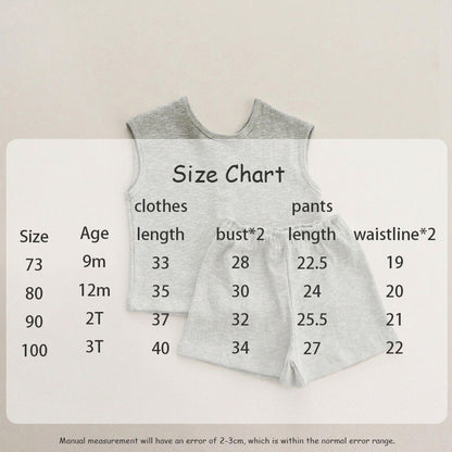 -ベビー セットアップ タンクトップ ブルマパンツ ショートパンツ【mh0001448】 - mamahalo shop - ノースリーブセットアップ -  べビー服 - 子供服 - 男の子 - 女の子