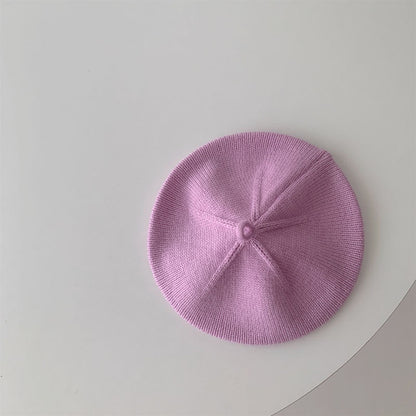 -ベビー ニット ベレー帽 帽子【mh0001142】 - mamahalo shop - ベビー用帽子 -  べビー服 - 子供服 - 男の子 - 女の子