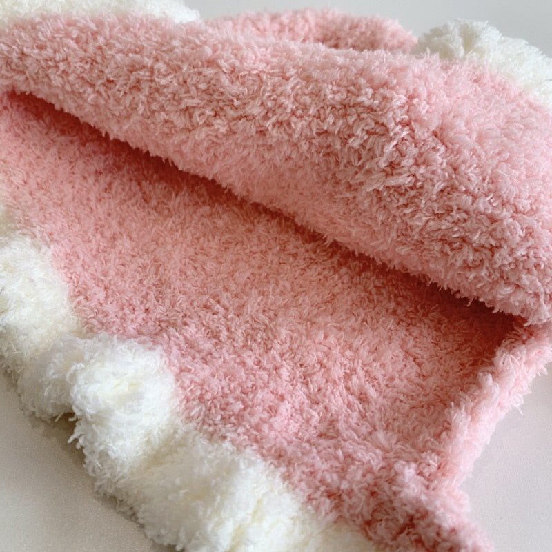 -ベビー ニット フリル キャップ 帽子 ハット【mh0001494】 - mamahalo shop - ベビー用帽子 -  べビー服 - 子供服 - 男の子 - 女の子