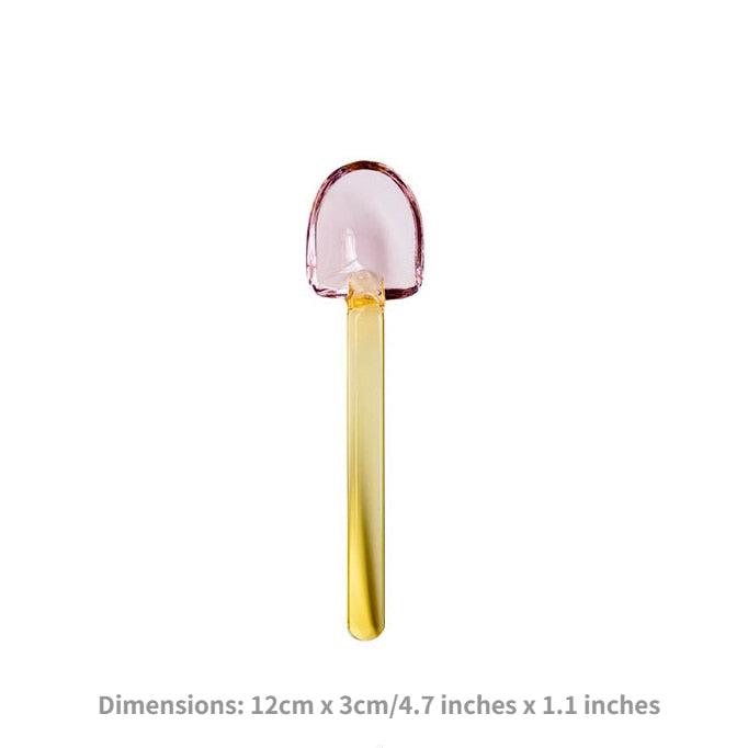 -# カラフルガラス グラス アイスクリーム カップ ボウル 食器 皿 スプーン カトラリー【mh0001939】 - mamahalo shop - テーブルウェア・食器 -  べビー服 - 子供服 - 男の子 - 女の子