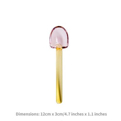 -# カラフルガラス グラス アイスクリーム カップ ボウル 食器 皿 スプーン カトラリー【mh0001939】 - mamahalo shop - テーブルウェア・食器 -  べビー服 - 子供服 - 男の子 - 女の子