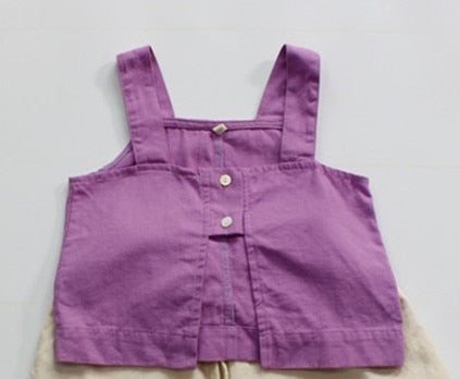 -キッズ  キャミソール ノースリーブ ビスチェ バックスリット トップス【mh0000841】 - mamahalo shop - タンクトップ・キャミソール・ノースリーブトップス -  べビー服 - 子供服 - 男の子 - 女の子