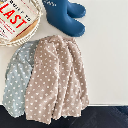 -キッズ みずたま ルーズ 長袖 Tシャツ トップス - mamahalo shop - 長袖Tシャツ -  べビー服 - 子供服 - 男の子 - 女の子