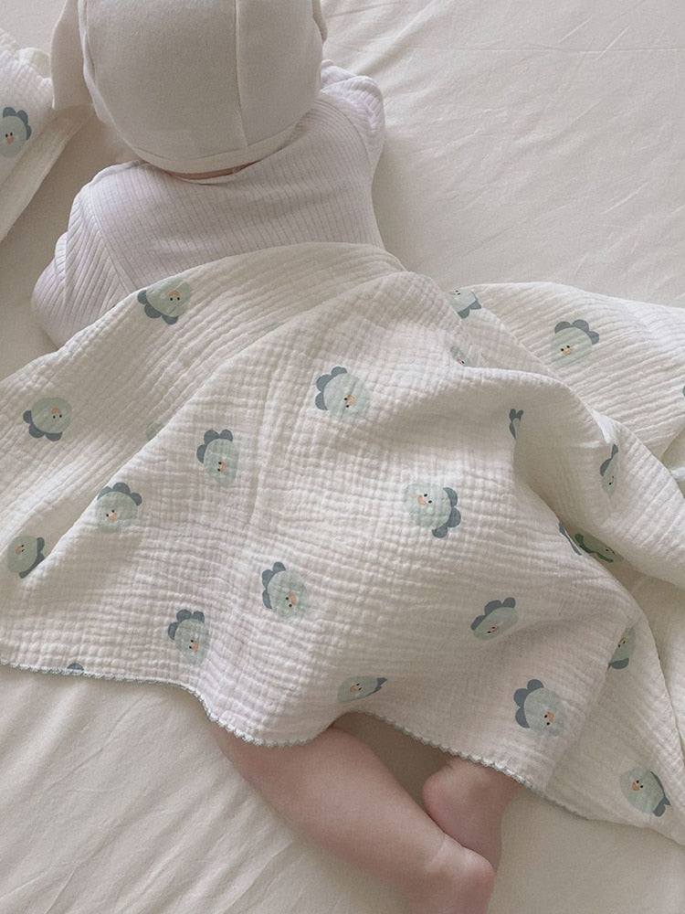 -ベビー キッズ ダブルガーゼ サマー ブランケット 枕 ピロー【mh0001447】 - mamahalo shop - ベビー寝具 -  べビー服 - 子供服 - 男の子 - 女の子