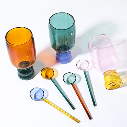 -カクテル グラス セット マグ ティー スプーン バー ガラス コップ カップ ギフト - mamahalo shop - コップ・グラス・マグ -  べビー服 - 子供服 - 男の子 - 女の子