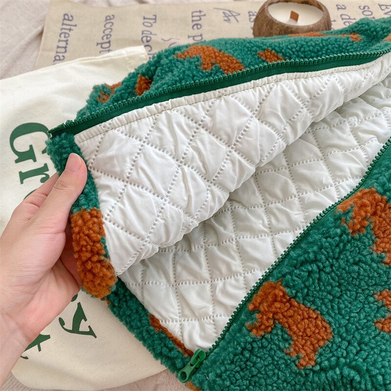 -キッズ しろくま ボアフリース 裏キルティング ジャケット ジャンパー アウター コート - mamahalo shop - ショートコート・ジャケット・ジャンパー -  べビー服 - 子供服 - 男の子 - 女の子