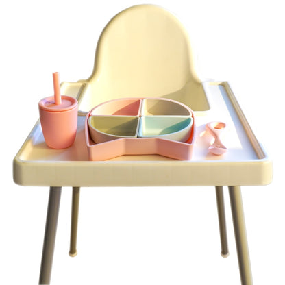 -# ベビー セット シリコン プレート トレーニング スプーン 食器  ネコ【mh0001583】 - mamahalo shop - ベビーキッズ食器 -  べビー服 - 子供服 - 男の子 - 女の子