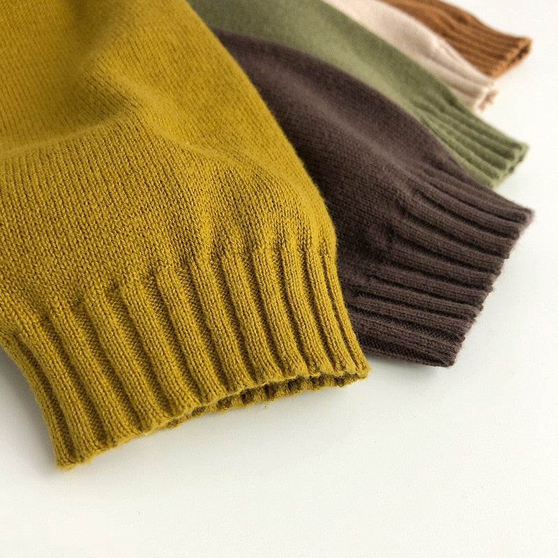 -キッズ ニット シンプル ベーシック カーディガン - mamahalo shop - カーディガン・パーカー -  べビー服 - 子供服 - 男の子 - 女の子