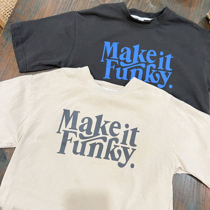 -キッズ レターロゴ 肩落ち ルーズ 長袖 Tシャツ トップス 4600B - mamahalo shop - 長袖Tシャツ -  べビー服 - 子供服 - 男の子 - 女の子