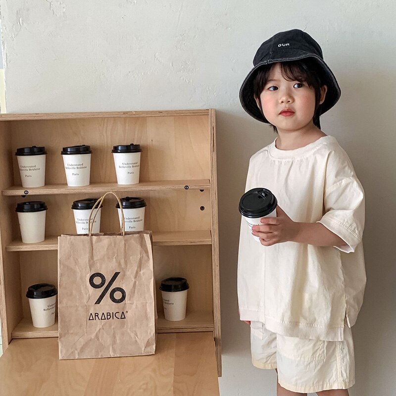 -キッズ セットアップ 半袖 シャツ ショートパンツ【mh0000883】 - mamahalo shop - 半袖セットアップ -  べビー服 - 子供服 - 男の子 - 女の子