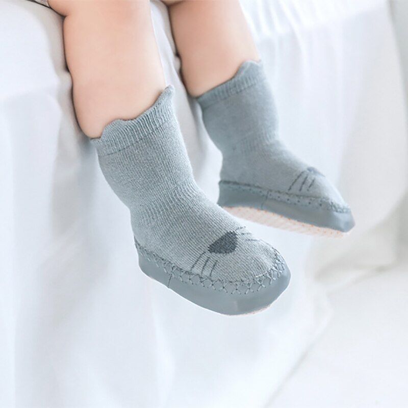 -ベビー アニマル 動物 ルームシューズ ソックス 靴下 ファーストシューズ 室内ばき - mamahalo shop - ベビー用靴下・タイツ -  べビー服 - 子供服 - 男の子 - 女の子