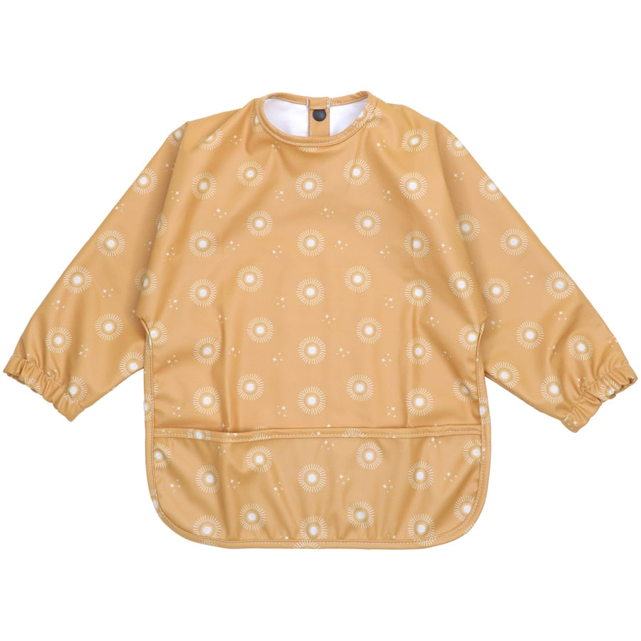 -防水 ベビー ビブ 子供用 長袖 スモック エプロン ポケット付き - mamahalo shop - お食事エプロン -  べビー服 - 子供服 - 男の子 - 女の子