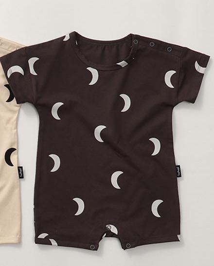 -ベビー 月 ムーン 半袖 ロンパース ジャンプスーツ【mh0000856】 - mamahalo shop - 半袖ロンパース -  べビー服 - 子供服 - 男の子 - 女の子