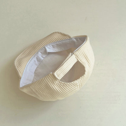 -ベビー くま ベア コーデュロイ キャップ 帽子【mh0001483】 - mamahalo shop - ベビー用帽子 -  べビー服 - 子供服 - 男の子 - 女の子