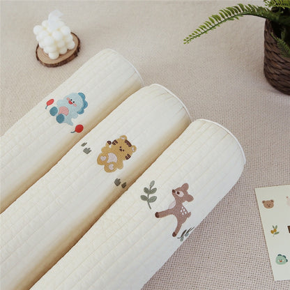 -ベビーガード ベビーベッドバンパー ピロー クッション アニマル 刺繍 - mamahalo shop - ベビー寝具 -  べビー服 - 子供服 - 男の子 - 女の子