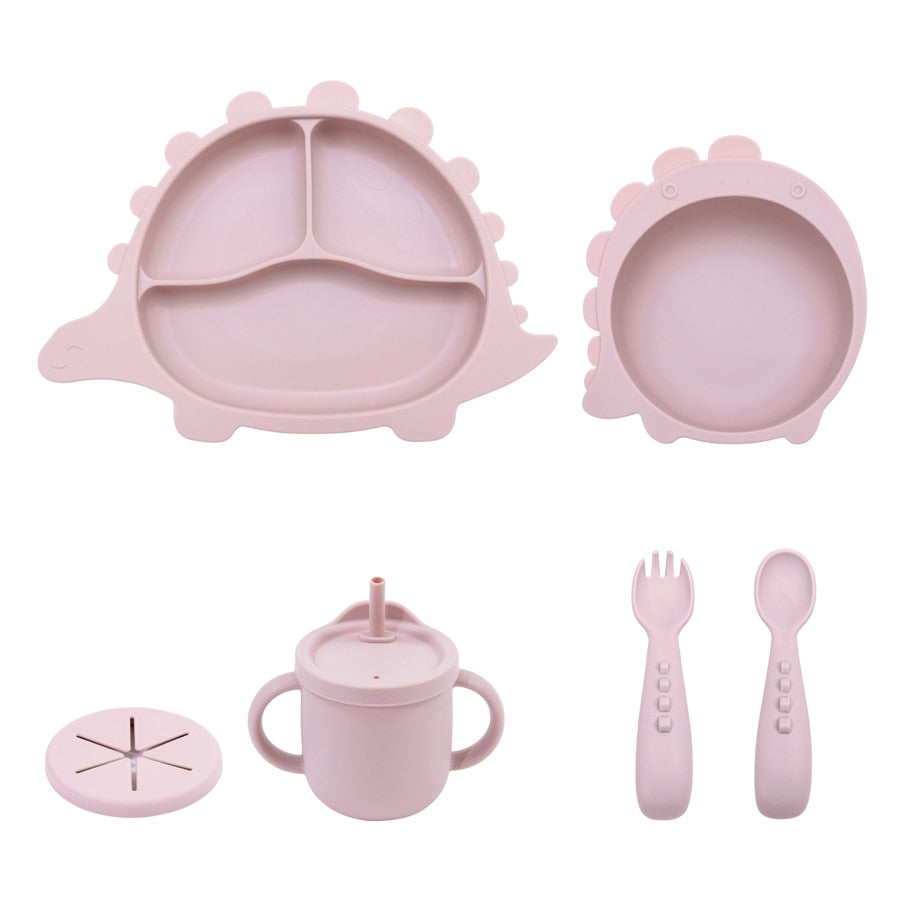 -# セット ベビー シリコン 食器 プレート スプーン 吸盤 ボウル フォーク 恐竜 ストロー カップ【mh0001502】 - mamahalo shop - ベビーキッズ食器 -  べビー服 - 子供服 - 男の子 - 女の子
