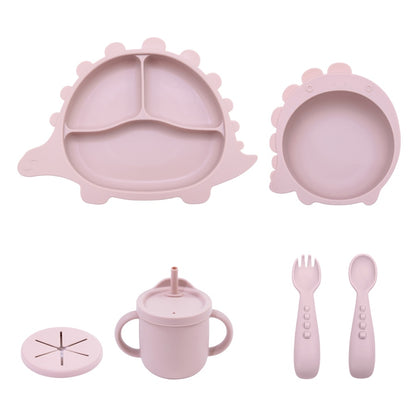 -# セット ベビー シリコン 食器 プレート スプーン 吸盤 ボウル フォーク 恐竜 ストロー カップ【mh0001502】 - mamahalo shop - ベビーキッズ食器 -  べビー服 - 子供服 - 男の子 - 女の子