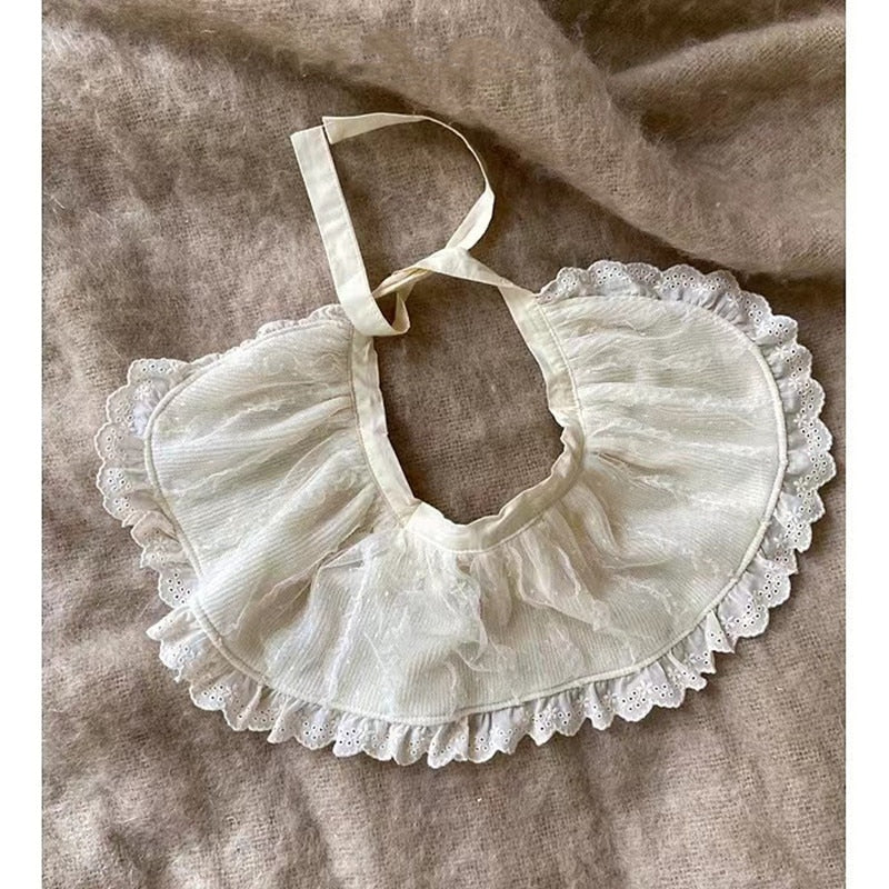 -ベビー レース フリル エプロン【mh0001531】 - mamahalo shop - ベビーキッズその他アクセサリー -  べビー服 - 子供服 - 男の子 - 女の子