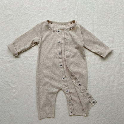 -ベビー 長袖 ジャンプスーツ うさ耳 帽子 セット - mamahalo shop - 長袖ロンパース -  べビー服 - 子供服 - 男の子 - 女の子