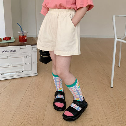 -キッズ ルーズ ショートパンツ - mamahalo shop - ハーフパンツ・ショートパンツ -  べビー服 - 子供服 - 男の子 - 女の子